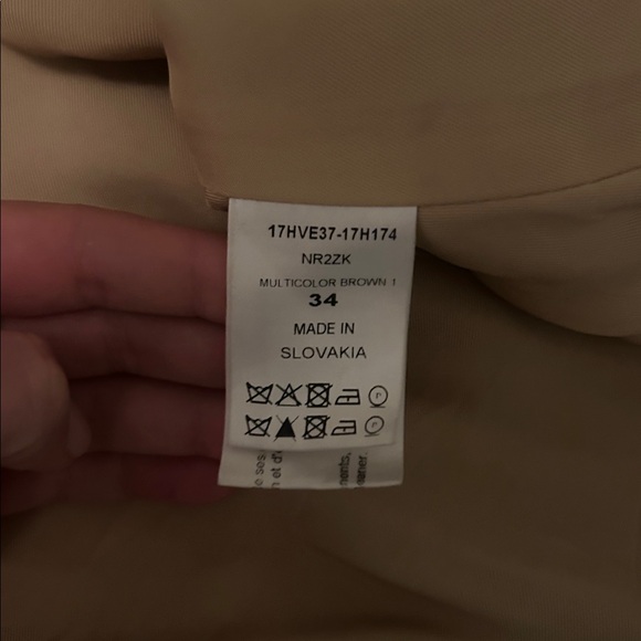 2018 CHLOE plaid jacket size 34 — oversize fit up to size 40 - Picture 6 of 7